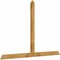 Ekena Millwork Portland Rough Sawn Timber Gable Bracket, Western Red Cedar, 84"W x 56"H x 2"D x 4"F, 16/12 Pitch GBW084X56X0204POR00RWR - alternate 2